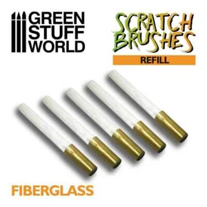 Fibre Glass Refill (5pcs) for Scratch Brush Pens (for removing sculpting putty) - Picture 1 of 1
