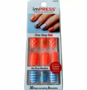 KISS IMPRESS NAILS FUNKY TOWN - Picture 1 of 1