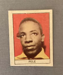 1962 Pele Card/Figurina Stella Brazil/Brasil Pelè Vintage World Cup Football - Foto 1 di 2