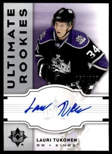 2007-08 Upper Deck Ultimate Collection AUTO RC Lauri Tukonen Rookie Auto /399