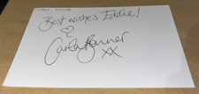 CARLA BONNER SIGNED CARD AUTOGRAPH NEIGHBOURS STEPHANIE SCULLY