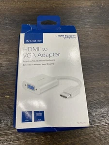 Insignia NS-PCAHV - HDMI to VGA Adapter - White - Picture 1 of 2
