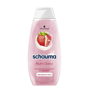 Schauma Nutri Glanz Reparatur Shampoo Haar Smoothie mit Erdbeere 400ml - Picture 1 of 1