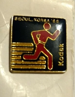 Collectible Olympic Kodak Seoul Korea '88 Trading Pin  - Image 1 of 4
