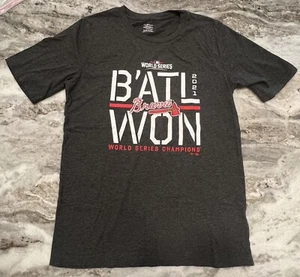 Atlanta Braves 2021 World Series Champions “B’ATL Won” Ladies. XLarge T Shirt - Picture 1 of 5