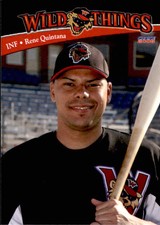 2008 Washington Wild Things Choice #20 Rene Quintana Anasco Puerto Rico PR Card