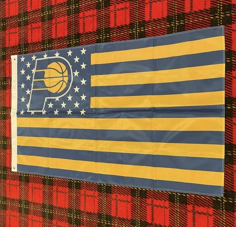 Brand New Indiana Pacers flag 3 foot by 5 foot Cover