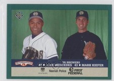 1995 Milwaukee Brewers Police Neenah Police Jose Mercedes Mark Kiefer #41-43