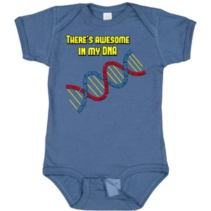 Inktastic Awesome DNA Baby Bodysuit Genetic Genes Science Funny Chemistry Infant - Picture 1 of 28