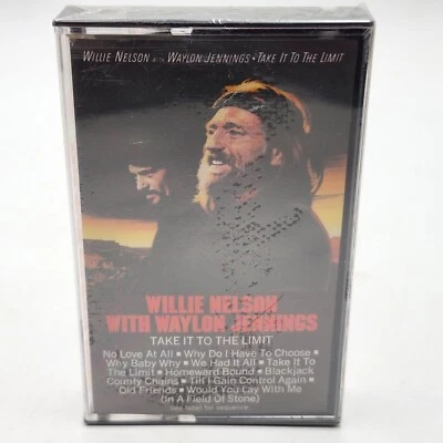 Willie Nelson Waylon Jennings Take It To The Limit Cassette 1983 Columbia Sealed - Image 1 of 3