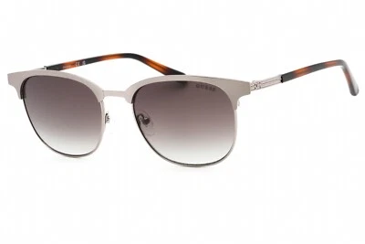 Óculos de sol GUESS GU00052 08P armação de metal brilhante lentes verdes degradê 54 mm - Imagem 1 de 4
