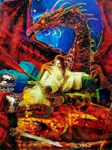 NEW Ceaco "The Dragon Master's Apprentice" Steve Roberts 550 Piece Jigsaw Puzzle - Picture 1 of 6