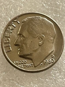 1980-D Roosevelt Dime, DDO - Imagen 1 de 5