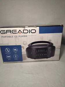Greadio Boombox CD Player, CD Player Boombox, Portable CD Players for Home/Away - Picture 1 of 6