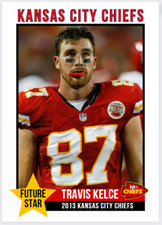 2013 Travis Kelce Future Stars NFL Top Prospect Rookie Card Kansas City Chiefs