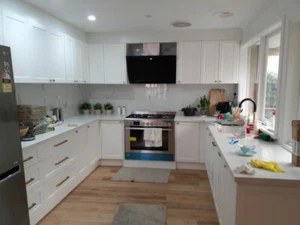 Flat Pack Kitchen Base Straight Corner 1000 Shaker, Provincial, High Gloss - Picture 1 of 3