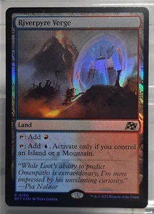 Magic - Riverpyre Verge - Rare/Foil/Land - Ätherdrift - EN/NM Boosterfrisch - Bild 1 von 3