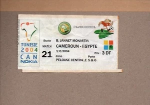 Used Ticket - 2004 AFCON Cup - Cameroon v Egypt 3.2.2004 - Match 21 - Picture 1 of 1