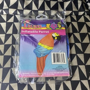 INFLATABLE PARROT DECORATION Pirates Luau Party Decor  NOS New - Picture 1 of 4