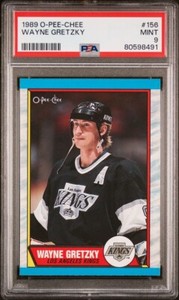 1989 O-PEE-CHEE #156 WAYNE GRETZKY KINGS HOF PSA 9 Mint