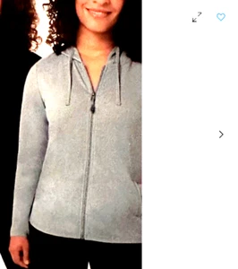 32 DEGREES COOL WOMENS FULL ZIP HOODIE JACKET 1 PC (LIGHT GREY,XXL) NWOT - Picture 1 of 1