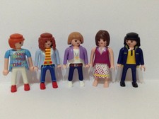 Playmobil Lot Of 5 Girl figures summer casual 