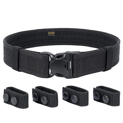 TACNEX Duty Belt w/Hook Lining 4 Keepers Law Enforcement Correctional Officer, XXXL