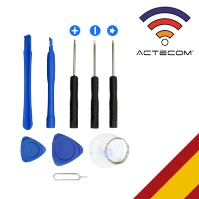 ACTECOM® KIT HERRAMIENTAS REPARACION MOVIL CONSOLA TABLET 9 EN 1 PLASTICO PACK