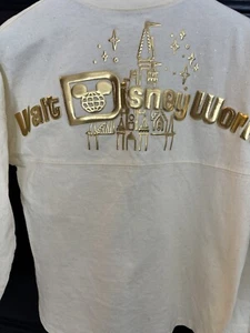 2023 Walt Disney World parks metallic castle spirit jersey kids large 10/12 - Picture 1 of 9