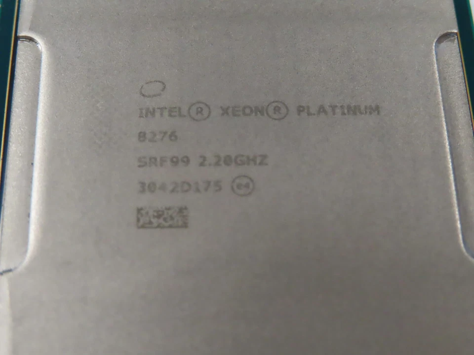 Intel Xeon Platinum 8276 2.2GHz 28-Core FCLGA3647 Processor SRF99 - Image 1 of 1
