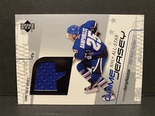 2002-03 Upper Deck All-Star Jerseys Vincent Damphousse #AS-VD Hockey Card NHL!