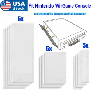 15 Pcs Memory Card Door Slot Cover Lids Replacement Set for Nintendo Wii Console - Picture 1 of 7