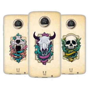 HEAD CASE DESIGNS SKULLS AND SCROLLS SOFT GEL CASE FOR MOTOROLA PHONES - Picture 1 of 10