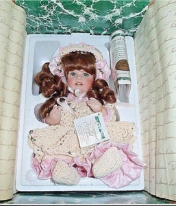 ANTIKE REPRODUKTION J. D. K 237 HILDA PORZELLANPUPPE PATRICIA LOVELESS NEU NRFB - Bild 1 von 12