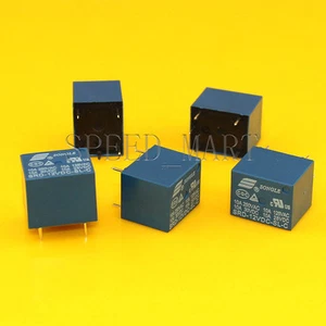 5 PCS High Quality 5 Pins RELAY 12V DC Coil Power Relay PCB SRD-12VDC-SL-C - Picture 1 of 4