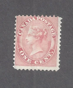 Canada # 14 MOGH 1859 1c ROSE QUEEN VICTORIA BS30622 - Foto 1 di 2