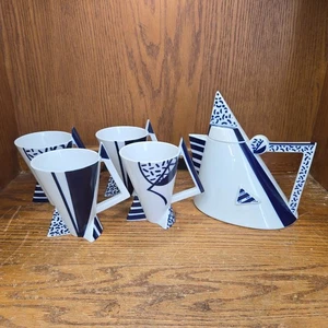 Kato Kogei Delta Studio 99 Tea Set - MISSING PLATES - Picture 1 of 13