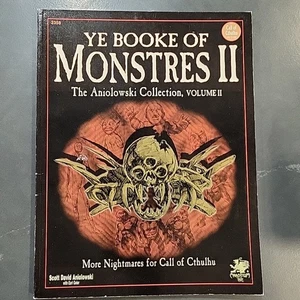 Call of Cthulhu RPG Ye Booke of Monstres II Sourcebook #2538 Chaosium 1996 - Bild 1 von 3