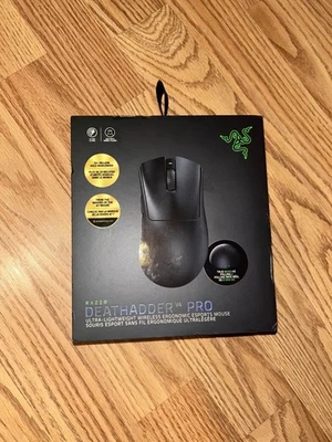 Razer - DeathAdder V4 Pro Lightweight Optical Gaming Mouse with 150 Hour Battery - Image 1 of 2
