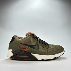 Nike Air Max 90 Essential Khaki Verde Sneakers Comfort AJ1285-205 Uomo Taglia 9 - Foto 1 di 10