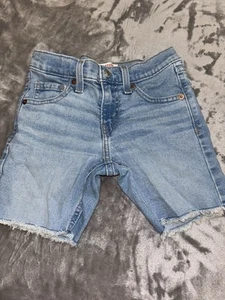 Signature By Levi Strauss Co Boys Size 7 Regular Jean Shorts Adjustable Waist - Picture 1 of 17