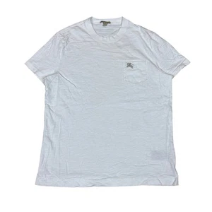 Burberry Brit Slub Cotton Pocket Tee Shirt Men's Large Preppy Old Money - Picture 1 of 13