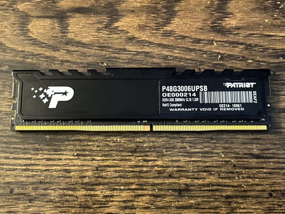 Patriot ULTRA-CURVE PRO 8GB (1x8GB) RAM DDR4 3000MHz P48G3006UPSB - Image 1 of 1
