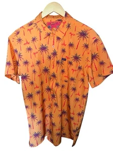 Rifle retro para hombre talla grande Happy Sunset con botones - Imagen 1 de 4