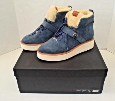 Botas Coach Urbanas Senderista Gamuza Talla 9B Denim Oscuro Natural Nuevas En Caja Foto 1 de 4