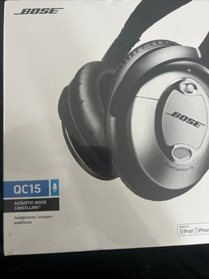 Bose QC15 акустический шумоподавление наушники QuietComfort 15 новый в запечатанной коробке - Изображение 1 из 2