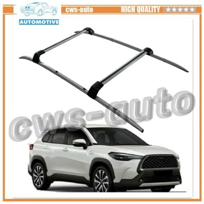 4pcs Fits for Toyota Corolla Cross 2021-2024 Roof Rail Rack Cross Bars Crossbar - Image 1 of 4