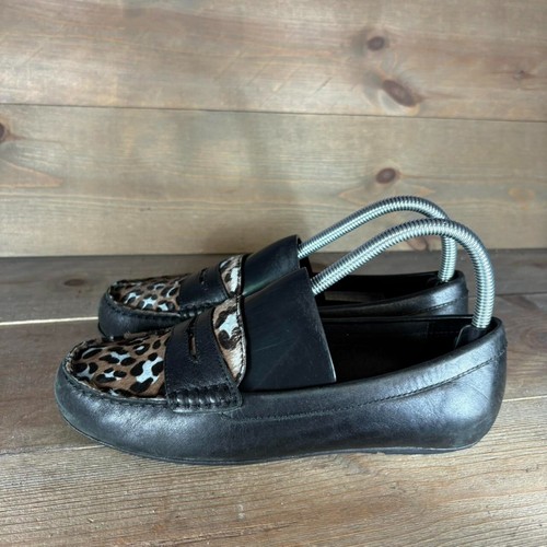 vionic piper donna misura 6 5 scarpe mocassini comodi slip on in pelle nera