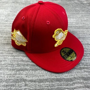 Cincinnati Reds Hat Cap Mens Fitted 7 1/8 New Era Side Patch Cooperstown - Picture 1 of 6