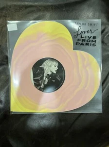Taylor Swift - Lover Live From Paris Limited Heart Shaped Vinyl 2025 In Hand - Picture 1 of 2